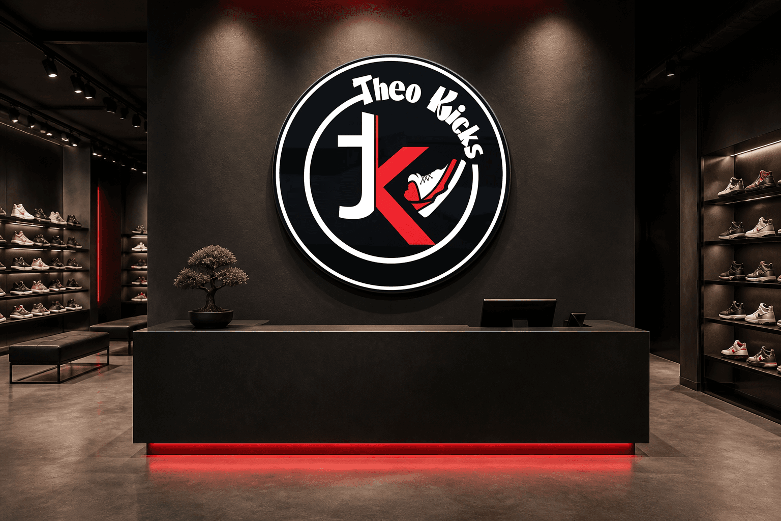 Theo Kicks | Footwear Logo Design Kenya