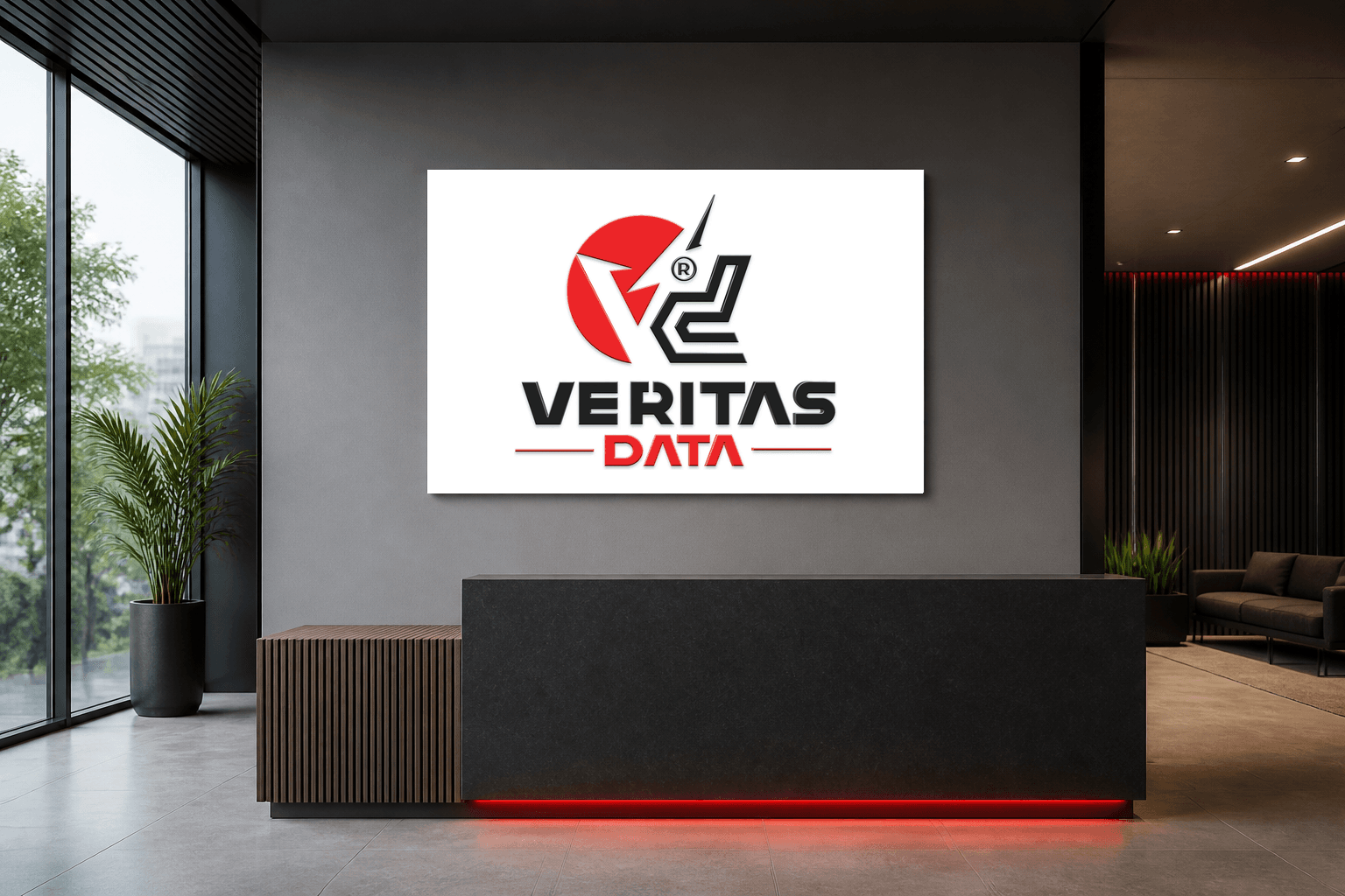 VERITAS DATA | Data Services Logo Design Kenya