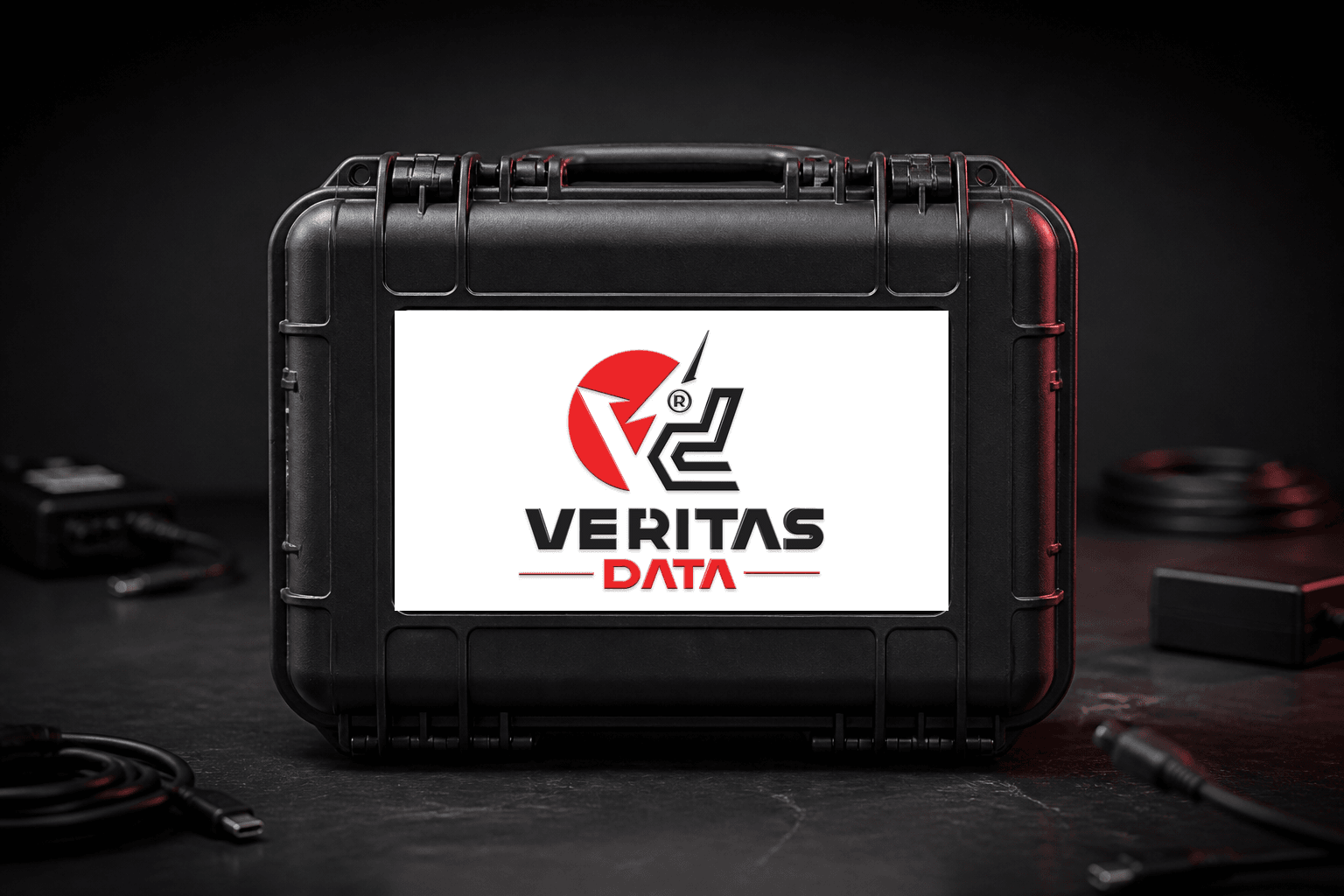 Secure data-drive transport case