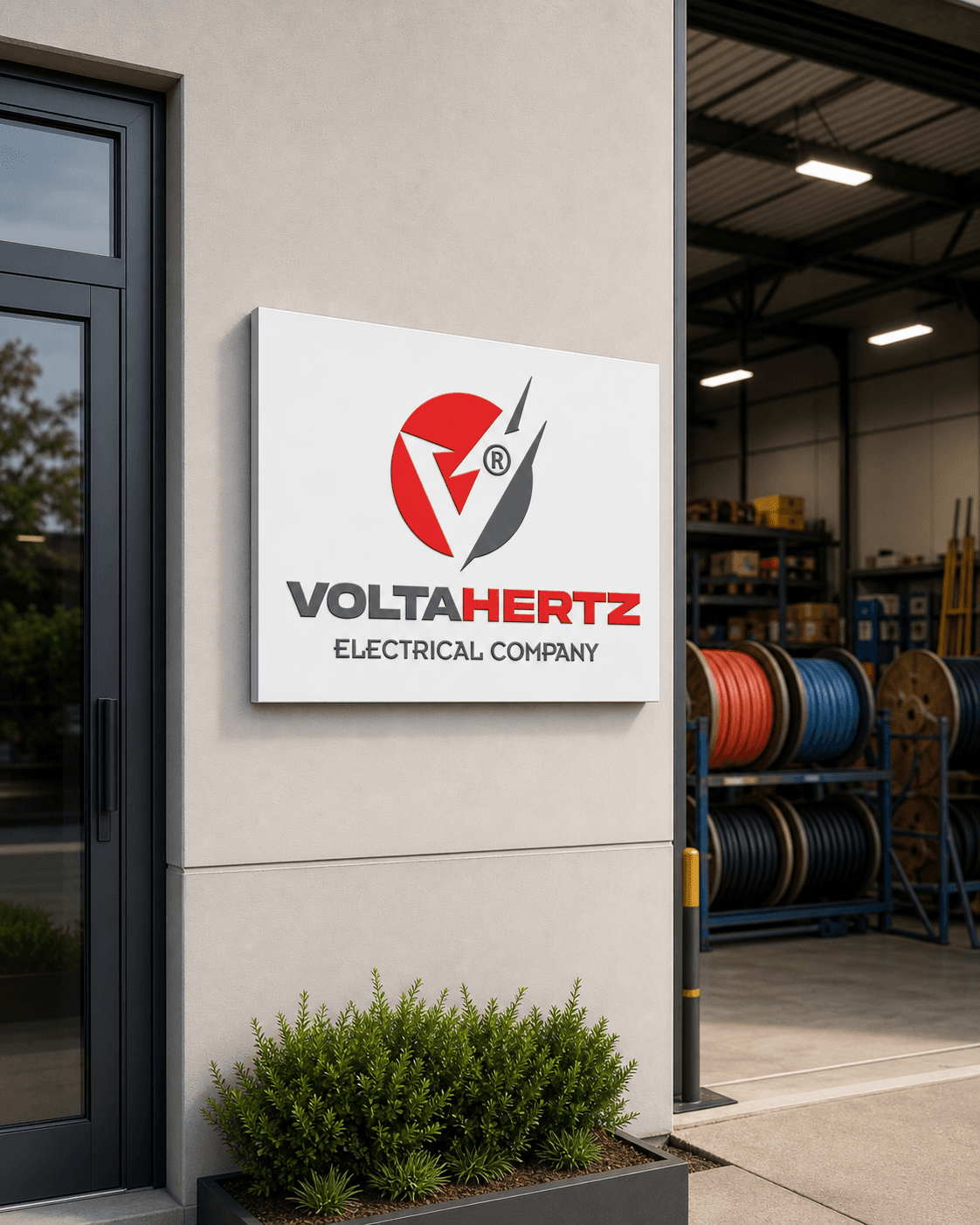VoltaHertz Electrical Company Brand Identity