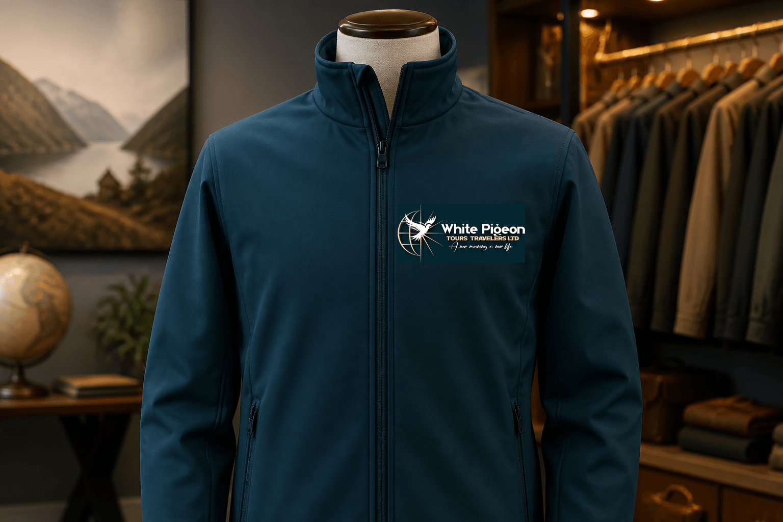 Tour guide softshell jacket