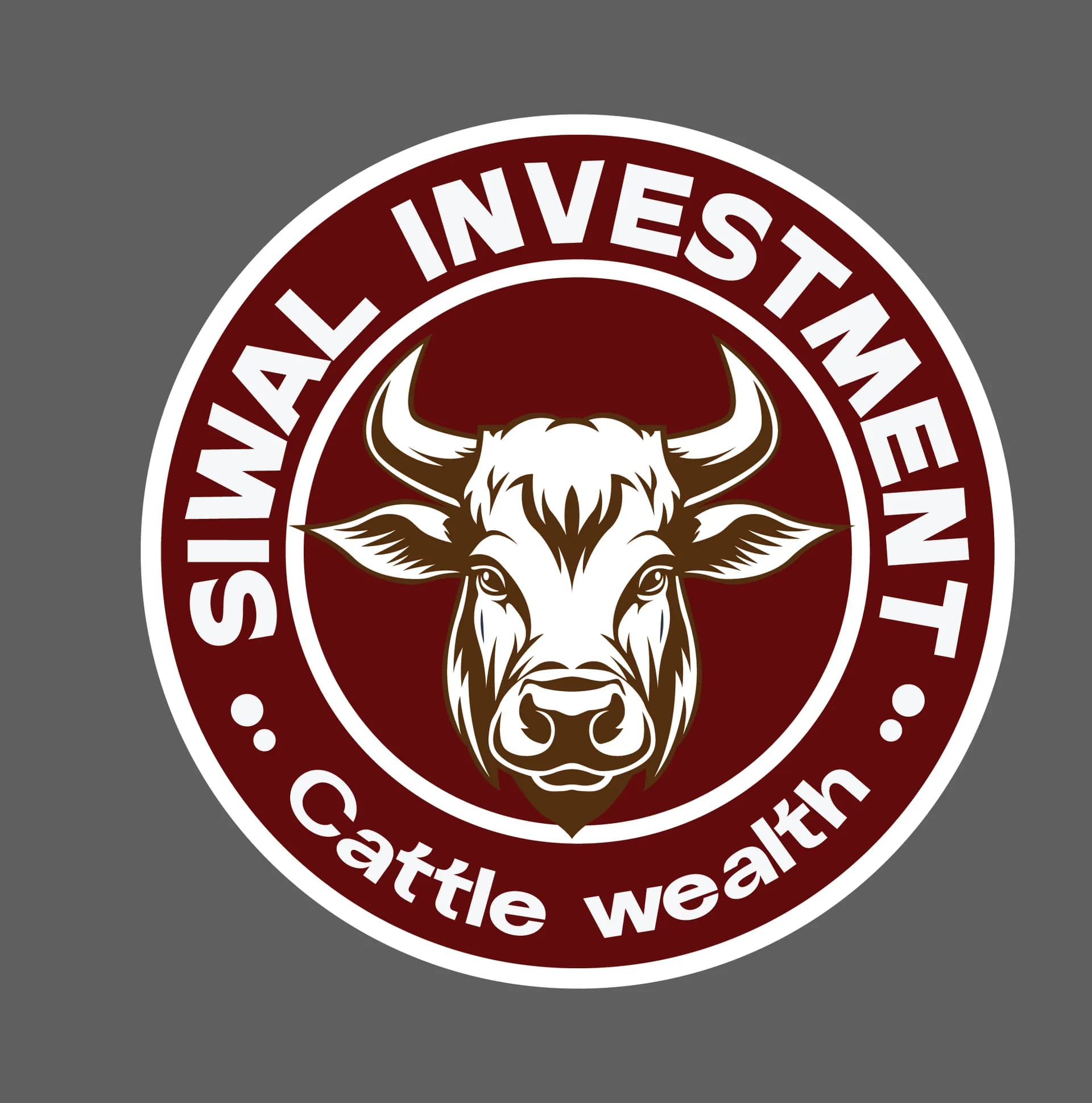 Siwal Investment logo, a bull emblem in a maroon roundel