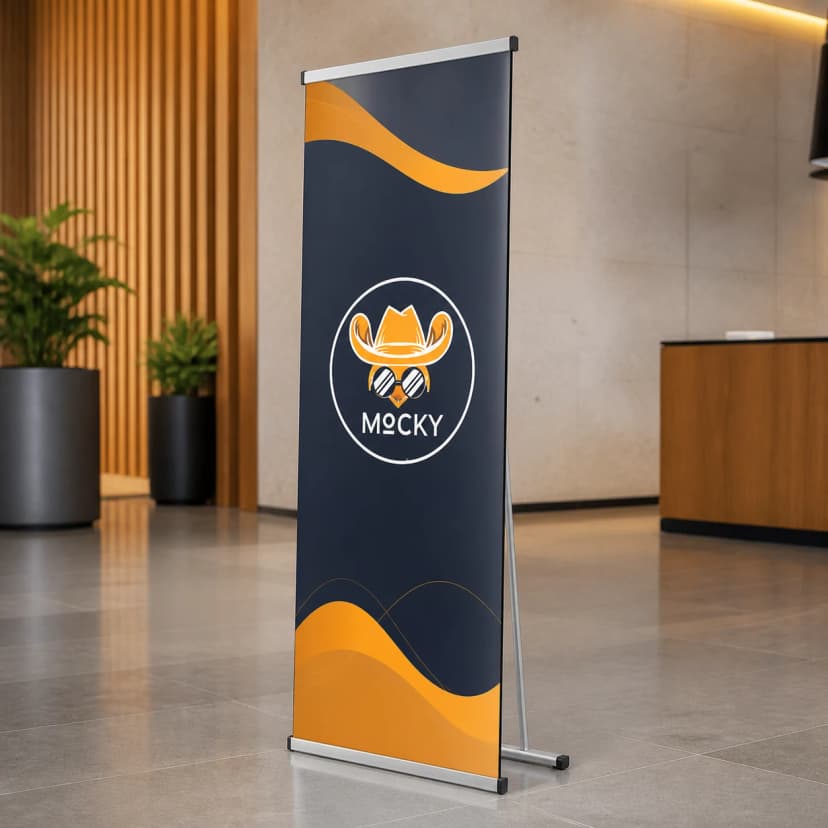 L Banner Stand