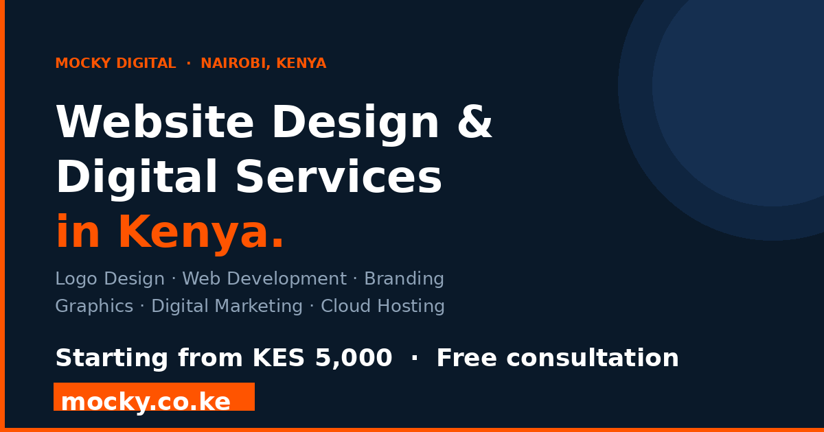Website Design Company Kenya | Graphics & Web Development